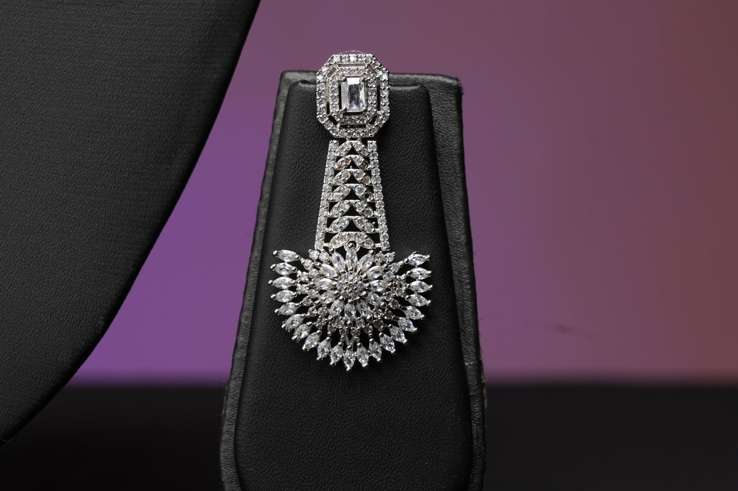 NJNS221 - Cubic Zircon Necklace set