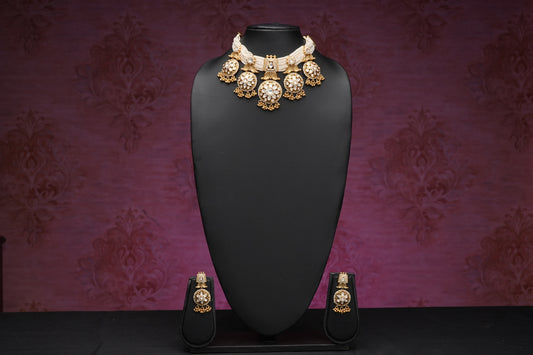 NJPS222 - Jadau Kundan Necklace set