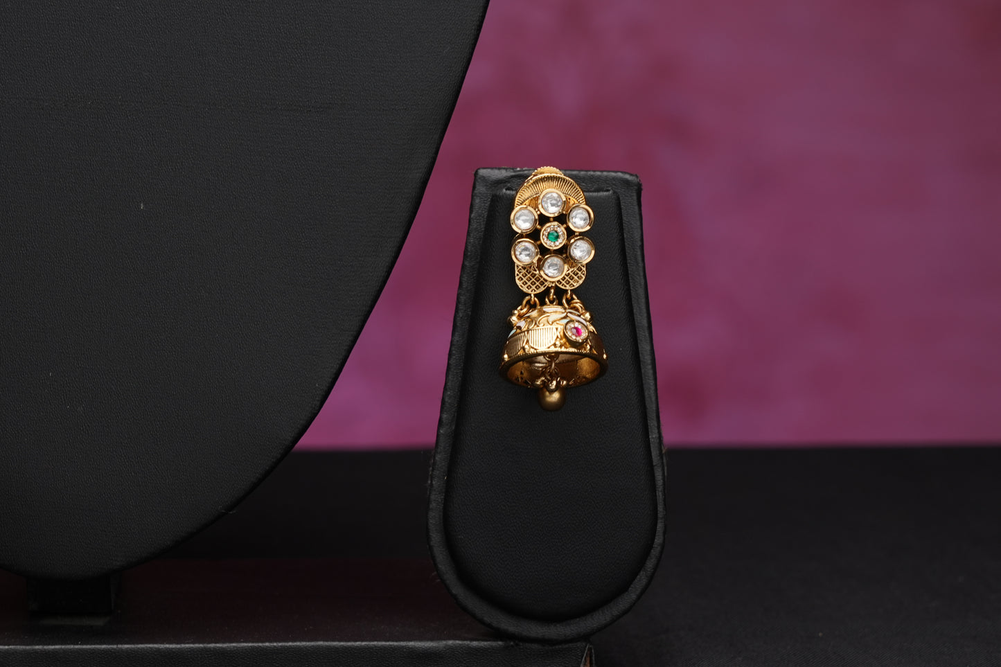 NJCM237 - Meenakari Choker with Midlength Hara Set