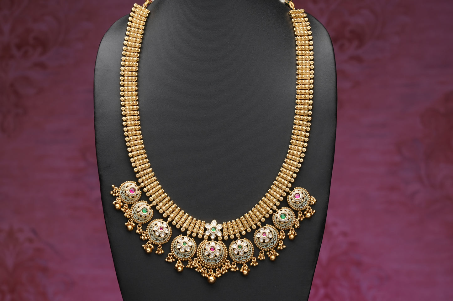 NJN243 - Meenakari Long Necklace