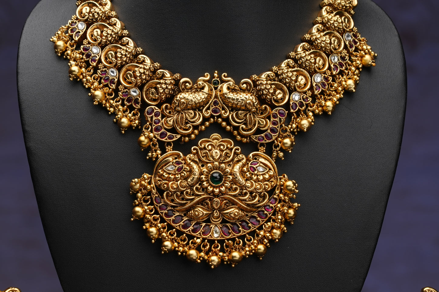 NJNS253 - Traditional Short necklace set