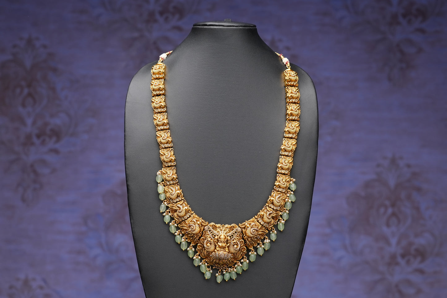 NJN249 - Antique Peacock themed Necklace