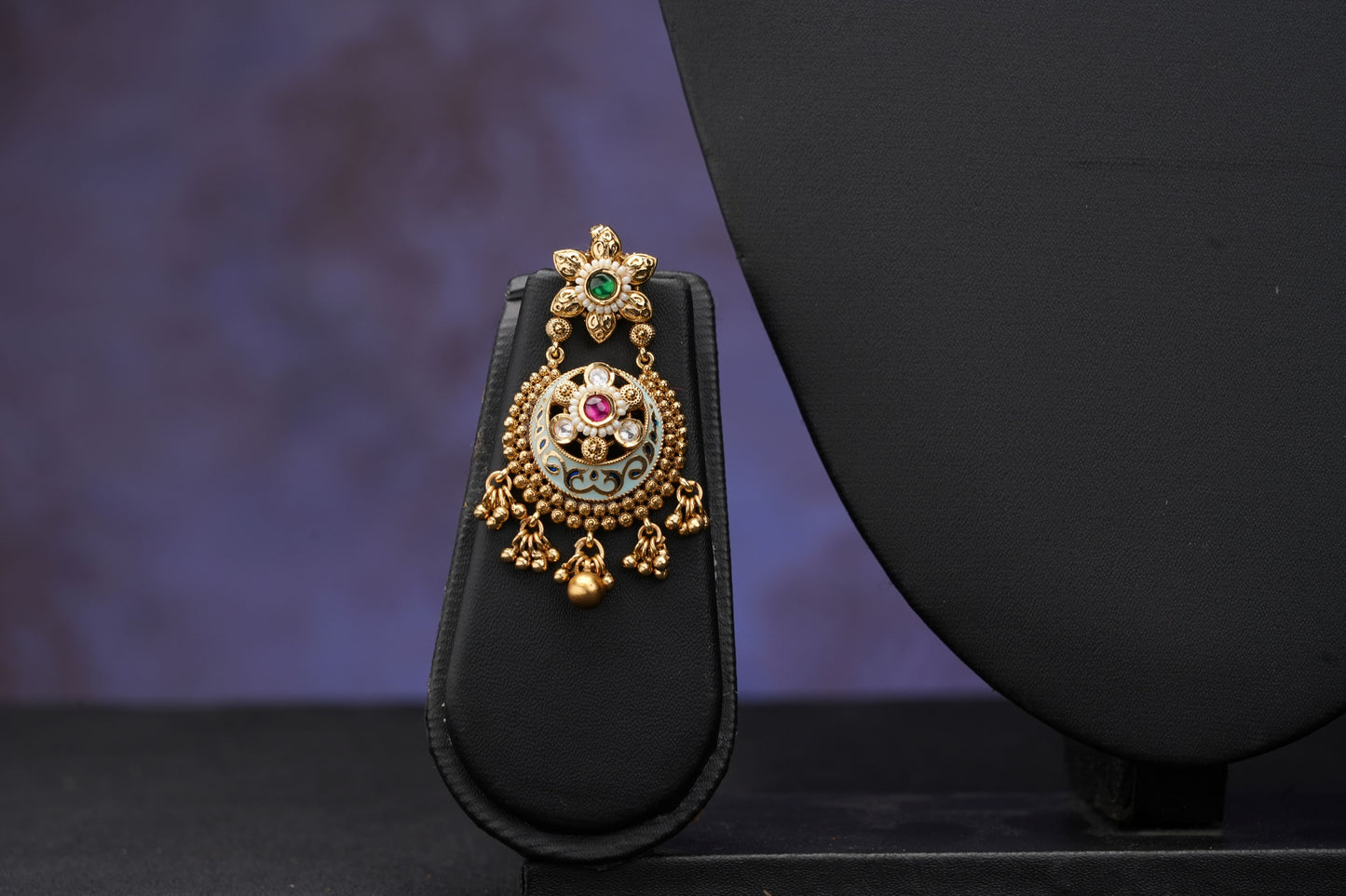 NJCM242 - Traditional Kundan Necklace set