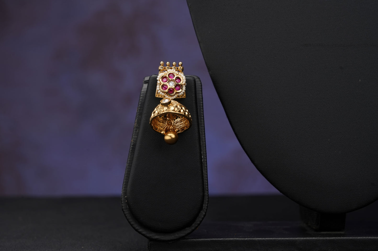 NJNS216 - Kundan meenakari necklace set