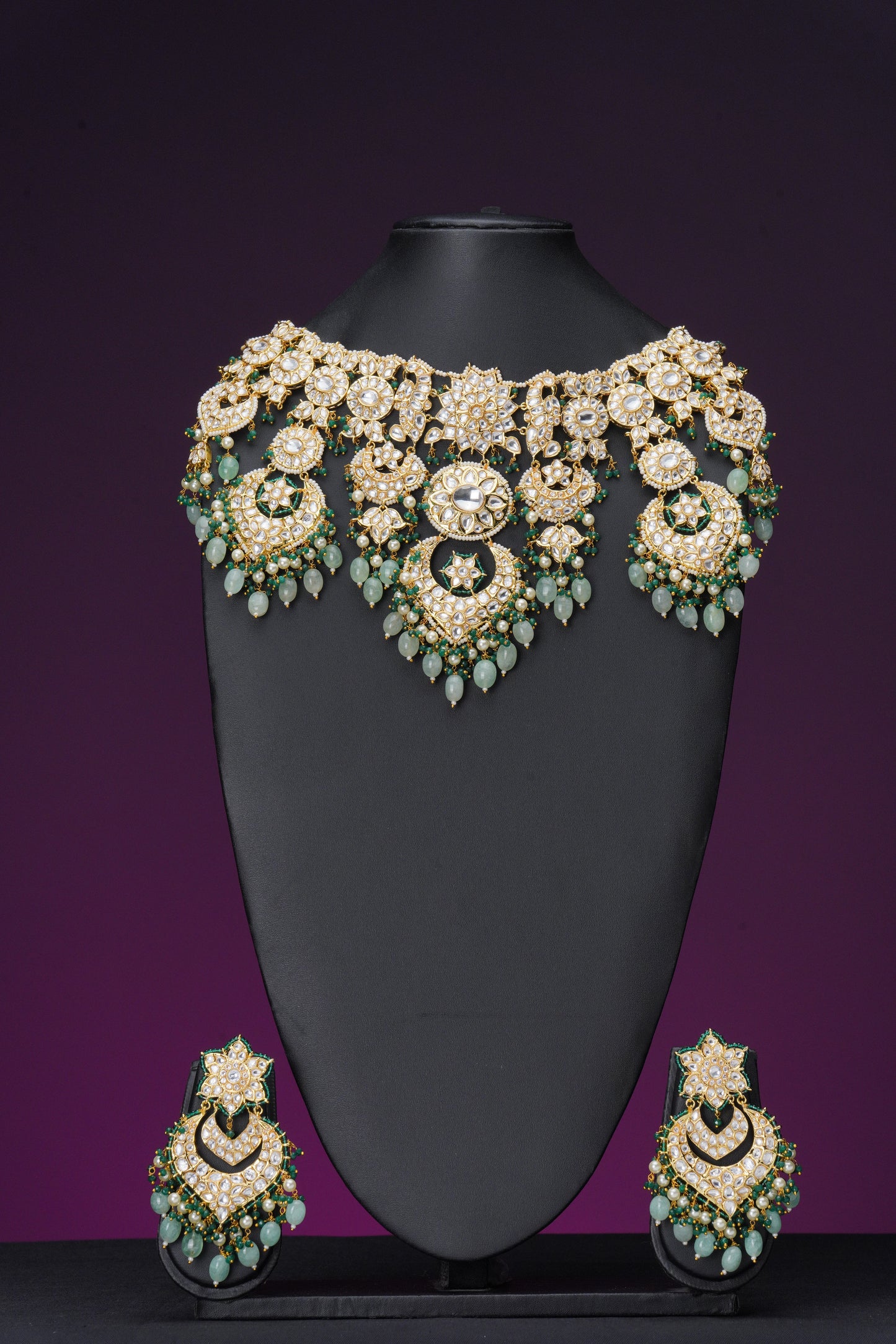 NJNS155 - Uncut Polki Kundan Choker set