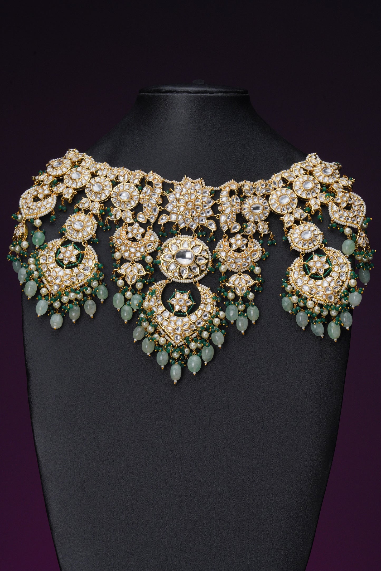 NJNS155 - Uncut Polki Kundan Choker set