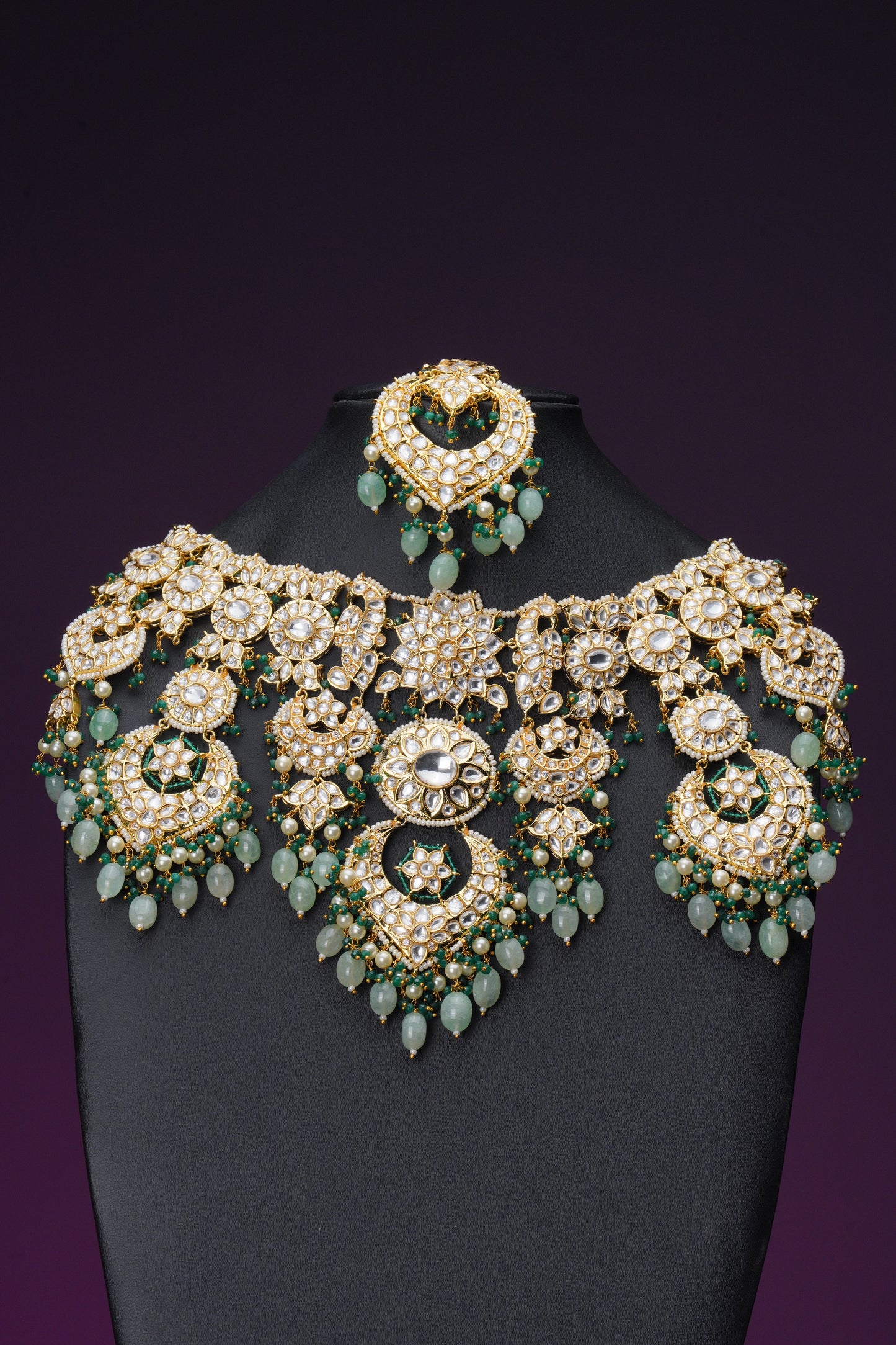 NJNS155 - Uncut Polki Kundan Choker set