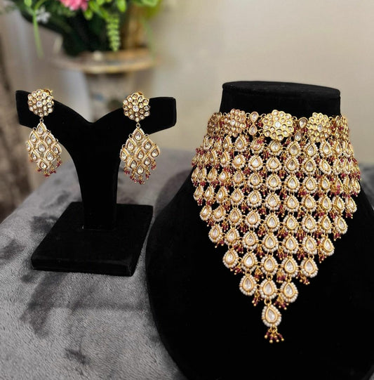 NJNS183 - Designer Kundan Necklace set