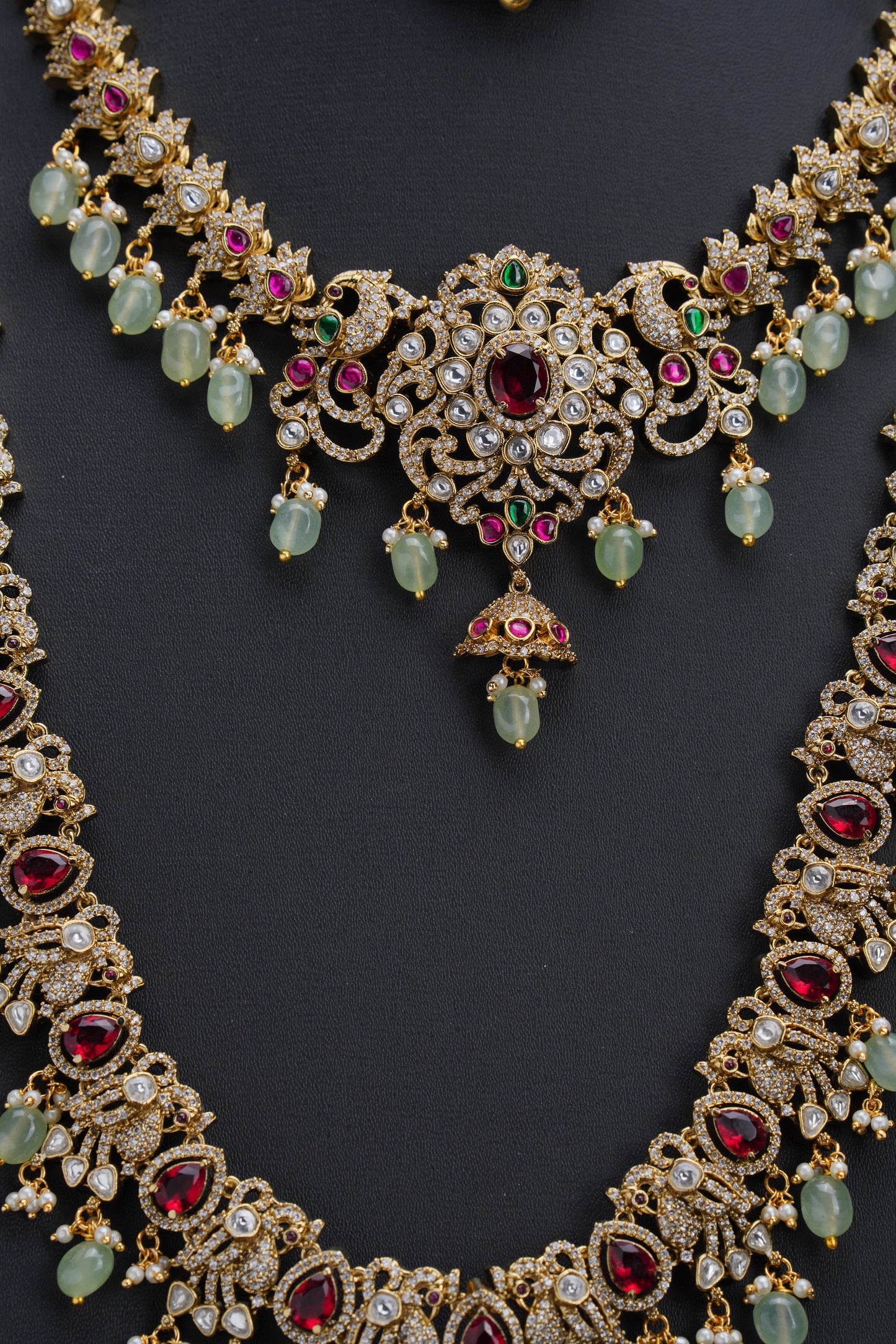 NJCM291 - Victorian style Kundan Layered set