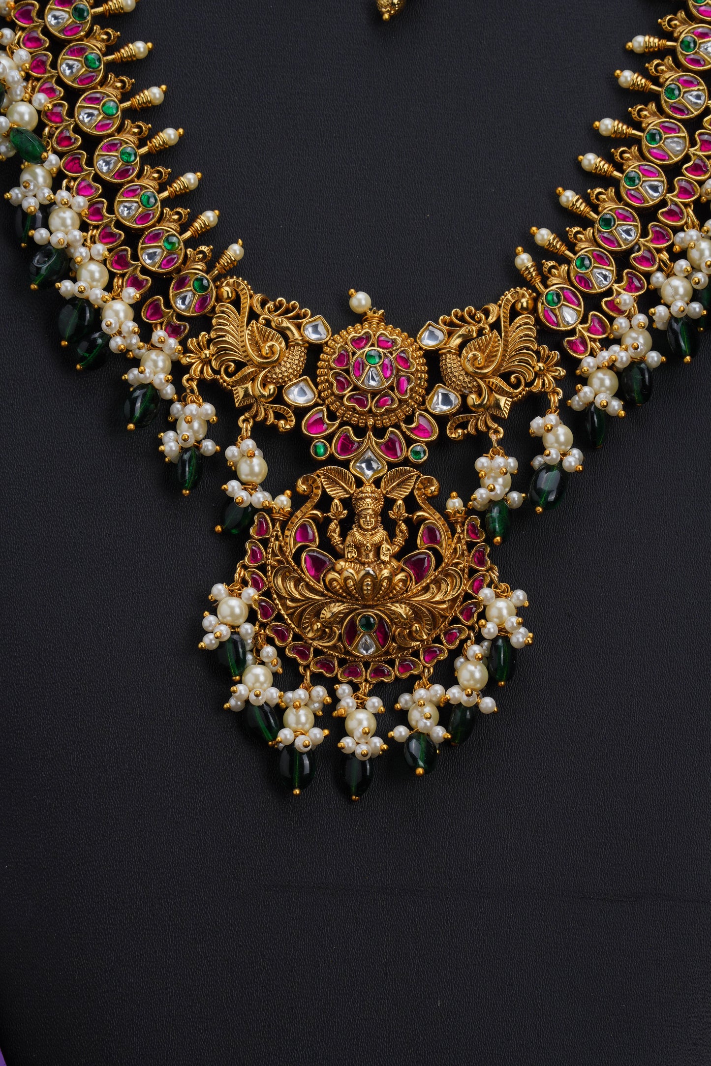 NJCM292 - Antique Jadau Kundan Layered set