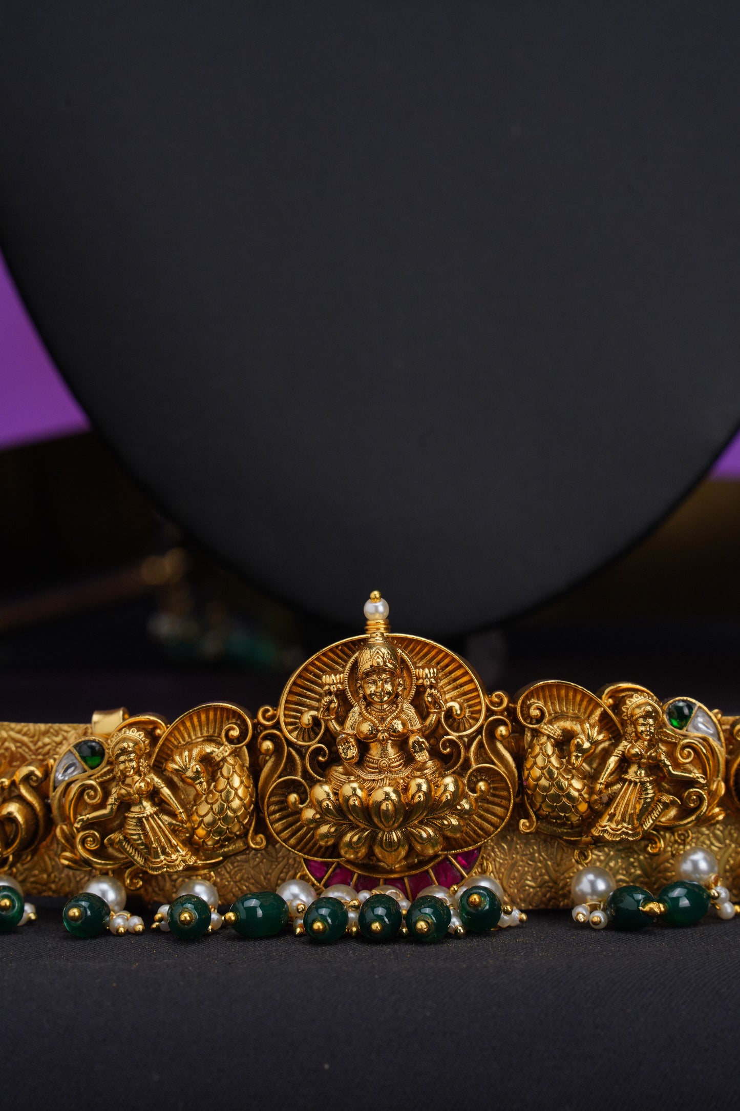 NJCM292 - Antique Jadau Kundan Layered set