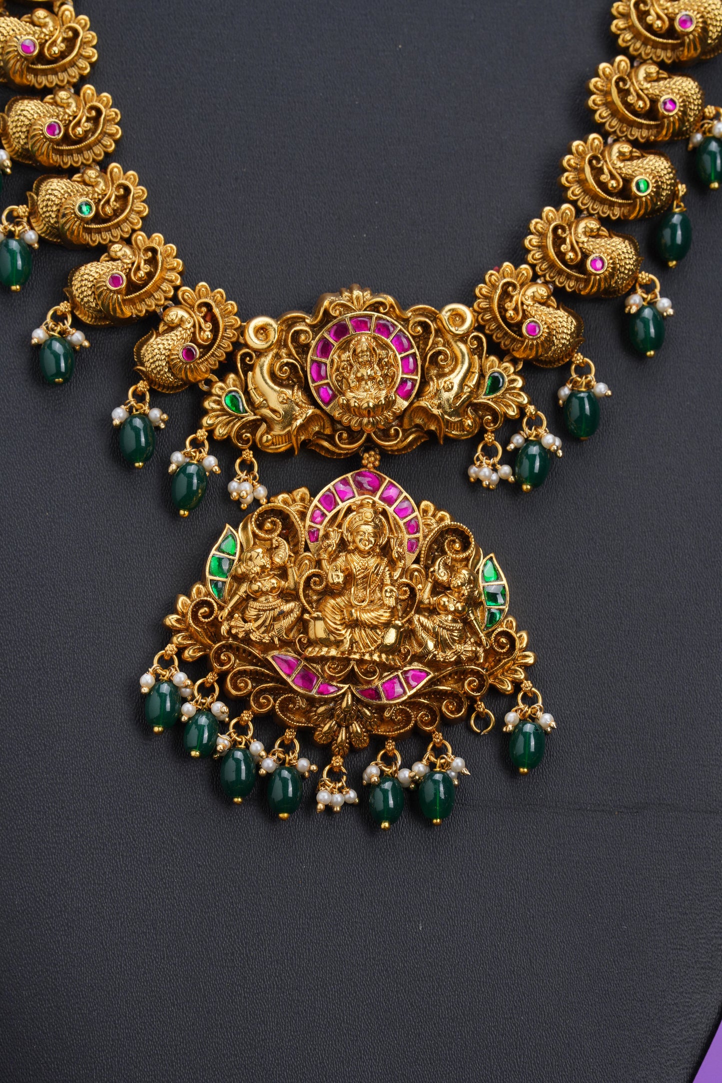NJCM292 - Antique Jadau Kundan Layered set