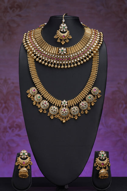 NJCM296 - Meenakari style Layered set