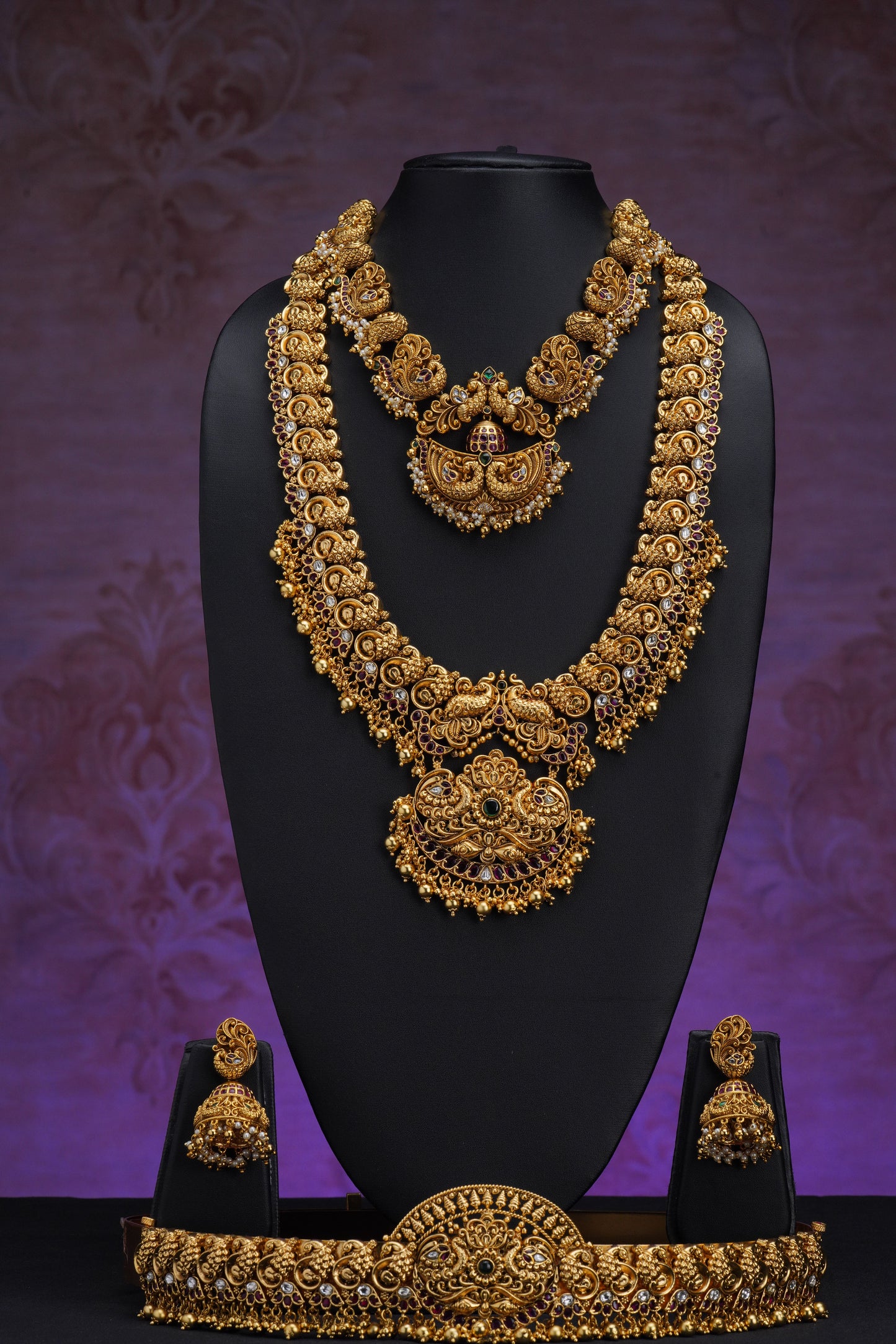 NJCM297 - Classical Bridal layered set