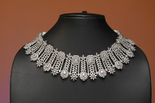 NJN227 - Cubic Zircon Necklace