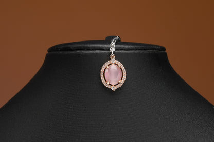 NJNS199 - Pink Faux Diamond set