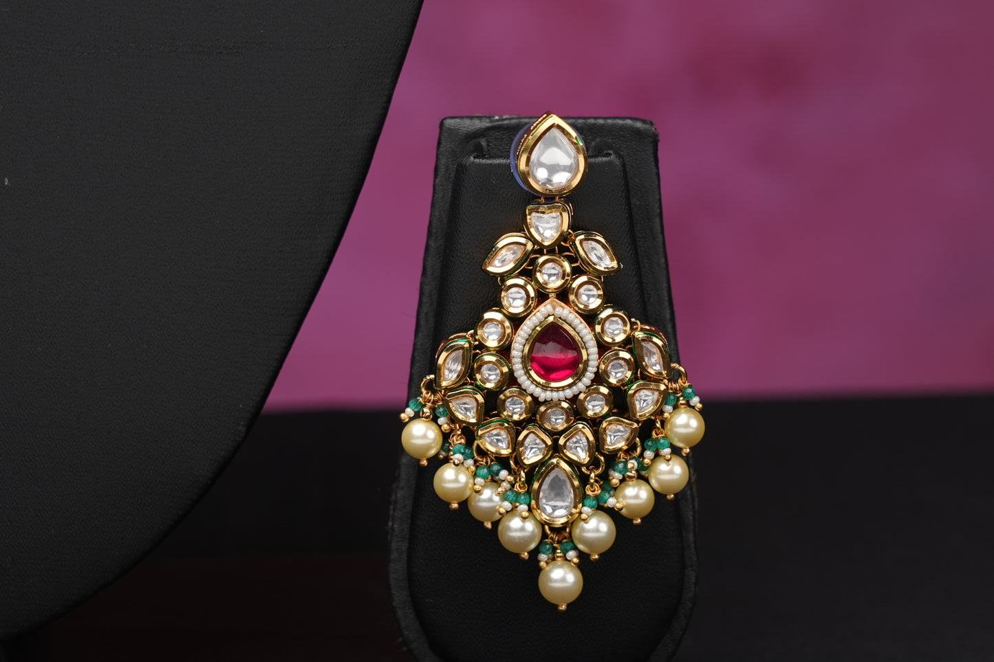 NJNS218 - Royal Kundan Necklace set
