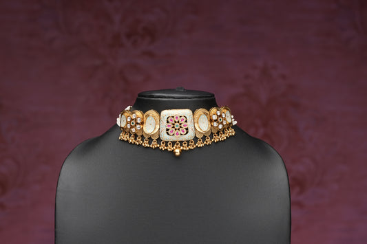 NJC234 - Meenakari Short Choker