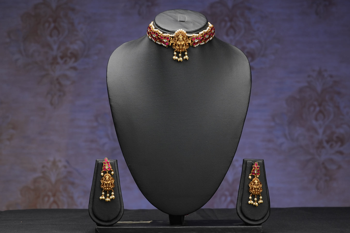 NJNS206 - Temple Necklace set