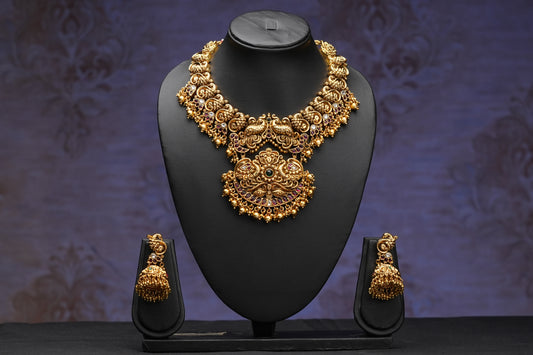 NJNS253 - Traditional Short necklace set