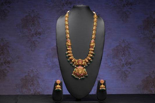 NJLS204 - Goddess Lakshmi themed Classical temple set