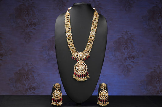 NJLS150 - Pachi Kundan Long set