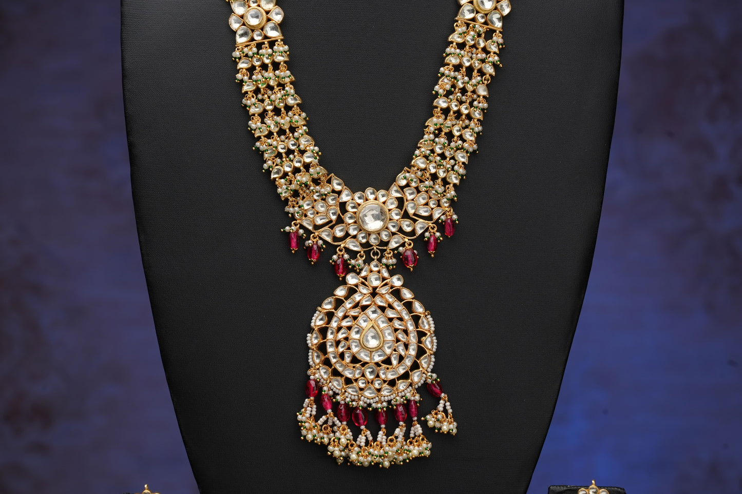 NJLS150 - Pachi Kundan Long set