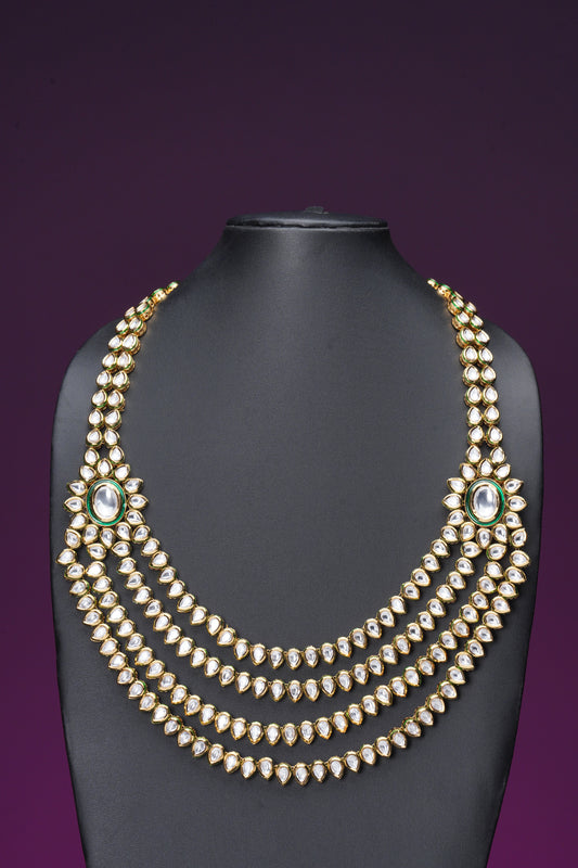 NJN276 - Classical Kundan Long Necklace