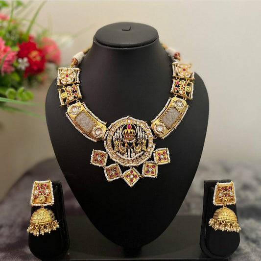 NJNS161 - Jadau Fusion Necklace set