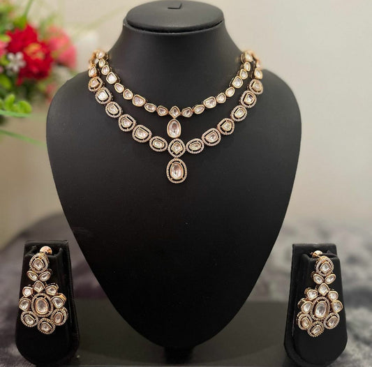 NJNS116 - Polki Necklace set