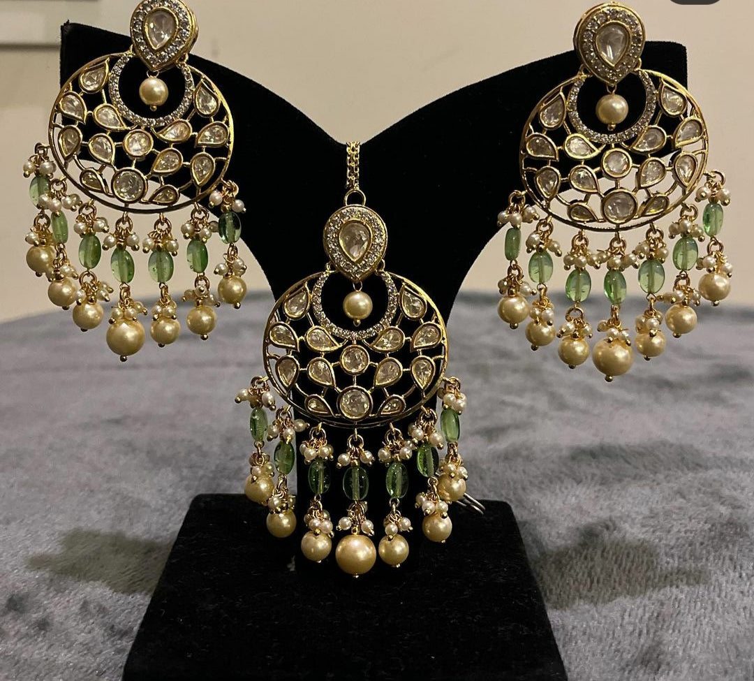 NJEM107 - Kundan Earrings